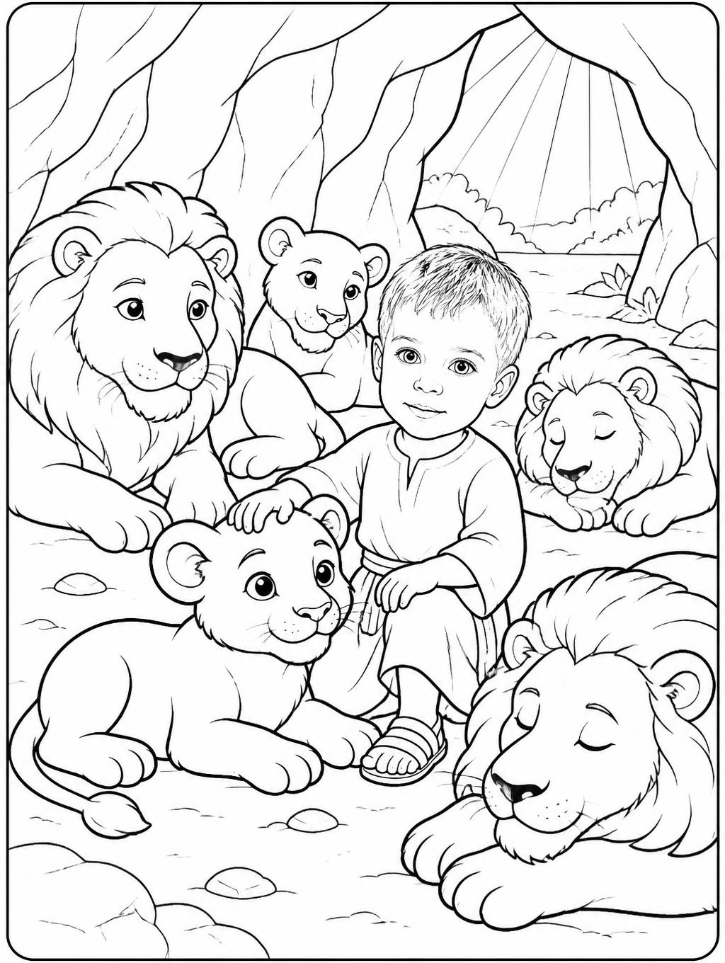 Daniel in the Lions' Den